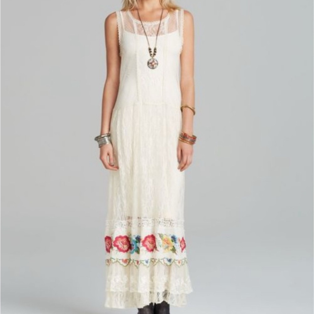 Intimately Free People Fiesta Fleur lace maxi dress